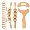 Solid Wood Acupoint Massage Stick Set - Muscle Roller & Meridian Health Tool Gift Set
