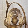 Brass Armillary Sphere, Celestial Globe, Table Decorative Brass Globe, Rotating Dial Astrological Gift