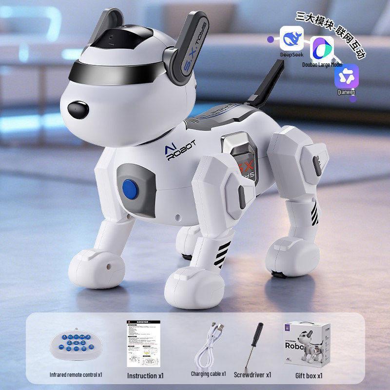 Bionic AI Robot Dog: DeepSeekAI Interactive Dialogue Toy