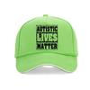 Lustiger Autistisches Leben Zählt Unisex Hut Autismus Bewusstsein Baseballkappe Grafikdruck Männer Frauen Outdoor Sonnensnapback Hut Gorras