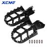 Motorcycle Universal Accessory CNC 6061-T6 Footrest Footpegs Foot Pegs Rests For Suzuki RMZ250 RMZ450 2005-2009 RMZ 250 450