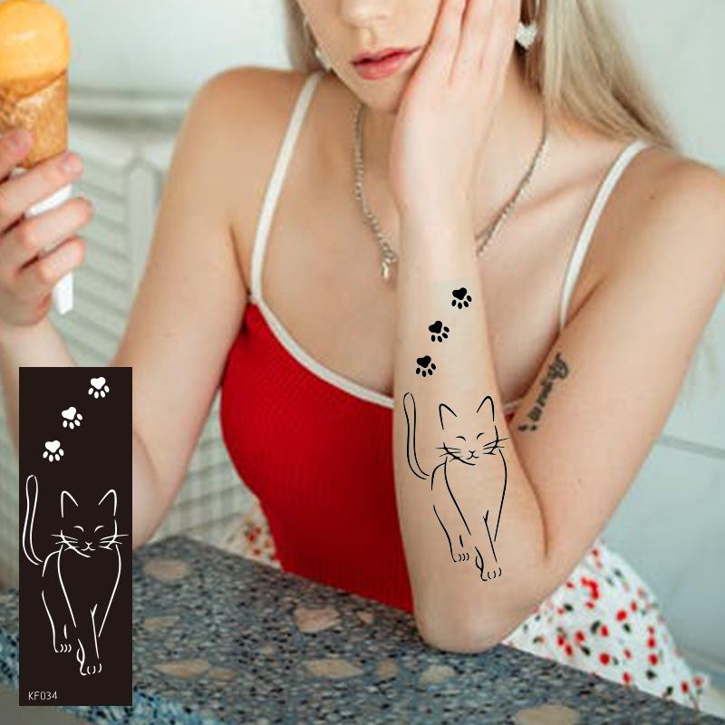 Pet Hollow Tattoo Template Juice Tattoo Sticker Template Ins Wind Flower Tattoo Sticker