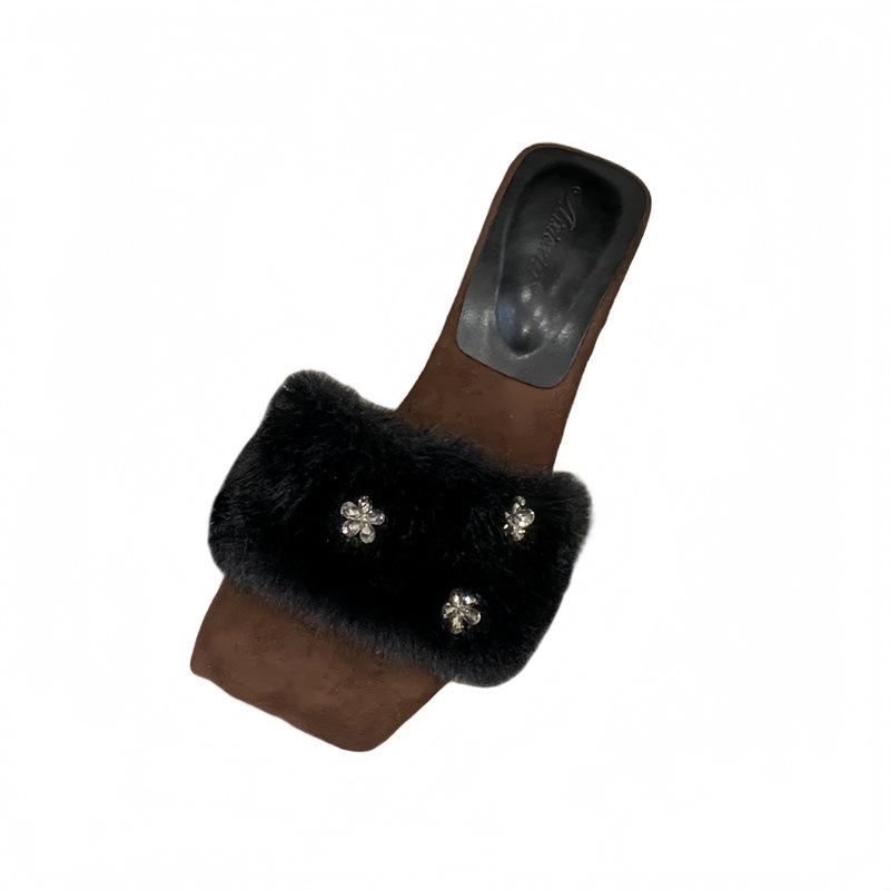 2025 Mao Mao Towed High-heeled Wedge-heeled Sandals 35-40 Yards