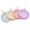 Folding Silicone Anti-Spill Dog Bowl - Portable, Food-Grade, Outdoor Pet Supplies