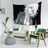 Anime Tapestry Japanese Anime Style Bedroom Background, Cute Wall Art for Female Dormitory Room Decor