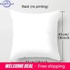 Nordic style peacock cat puppy oil painting print pillowcase x cm living room sofa cushion cover bedroom home decoration