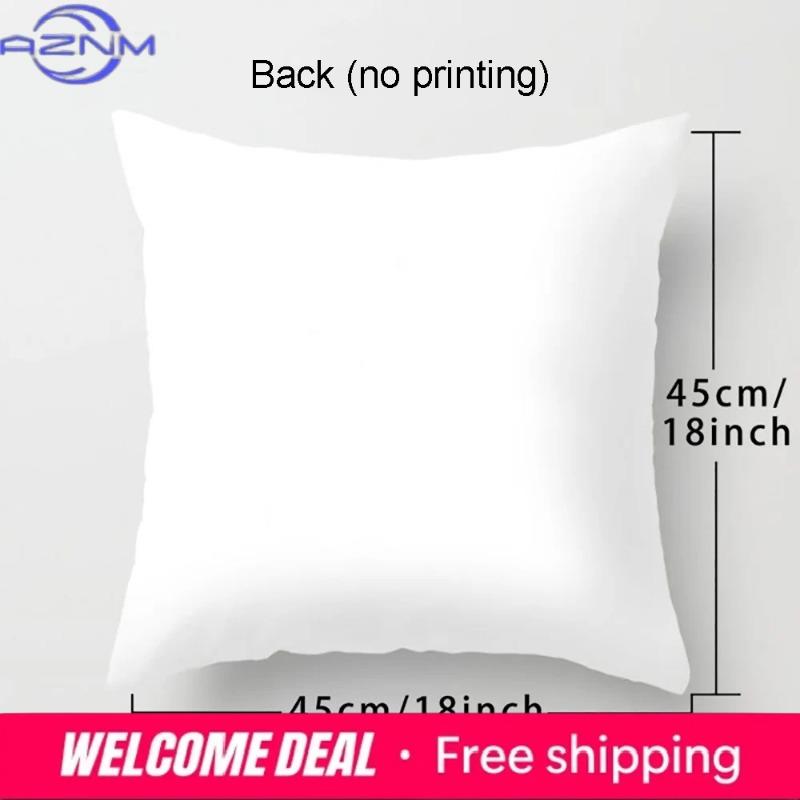 Nordic style peacock cat puppy oil painting print pillowcase x cm living room sofa cushion cover bedroom home decoration