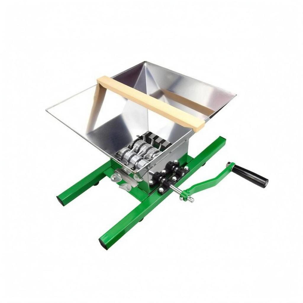 Manual Fruit Crusher 7 L Food Prep Tool Wooden Top Crossbar