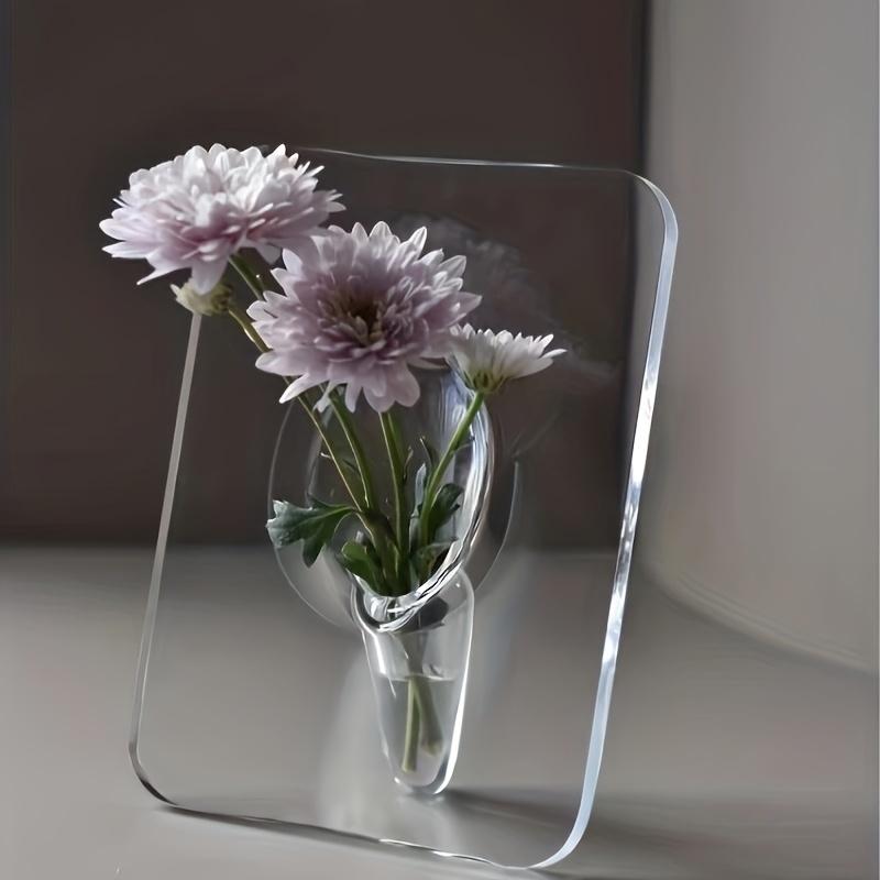 Creative Photo Frame Vase Art Acrylic Hydroponic Flower Arrangement Device Transparent Vase Living Room Desktop Home Decoration