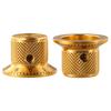 Pair of 2 Aluminum Potentiometer Knobs with 6MM Hole for Secure Volume Adjustment on Electric Guitar and Audio Gear