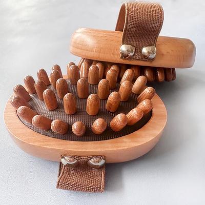 Beuken Houten Lichaams Anti Cellulitis Borstel Verzachtende Houten Spa Luchtkussen Massage Haar Kam Hoofdhuid Massage Borstel Dode Huid Verwijderaar