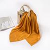 Satin Scarf Women 70cm Solid Color Smooth Surface Head Scarves Square Fashion Neck Accessories For Ladies Bag Scarf Wholesale