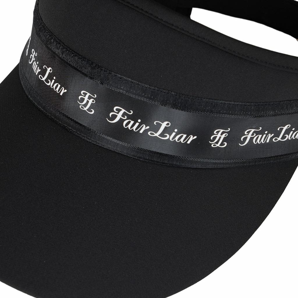 FAIRLIAR GOLF Kongjinju Logo Tape Visor (Black)