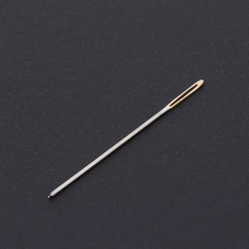 100/30PCS Multi-size Tail Embroidery Fabric Cross Stitch Darning Needles Craft Tools 22/24/26# Stainless Steel DIY Sewing Needle