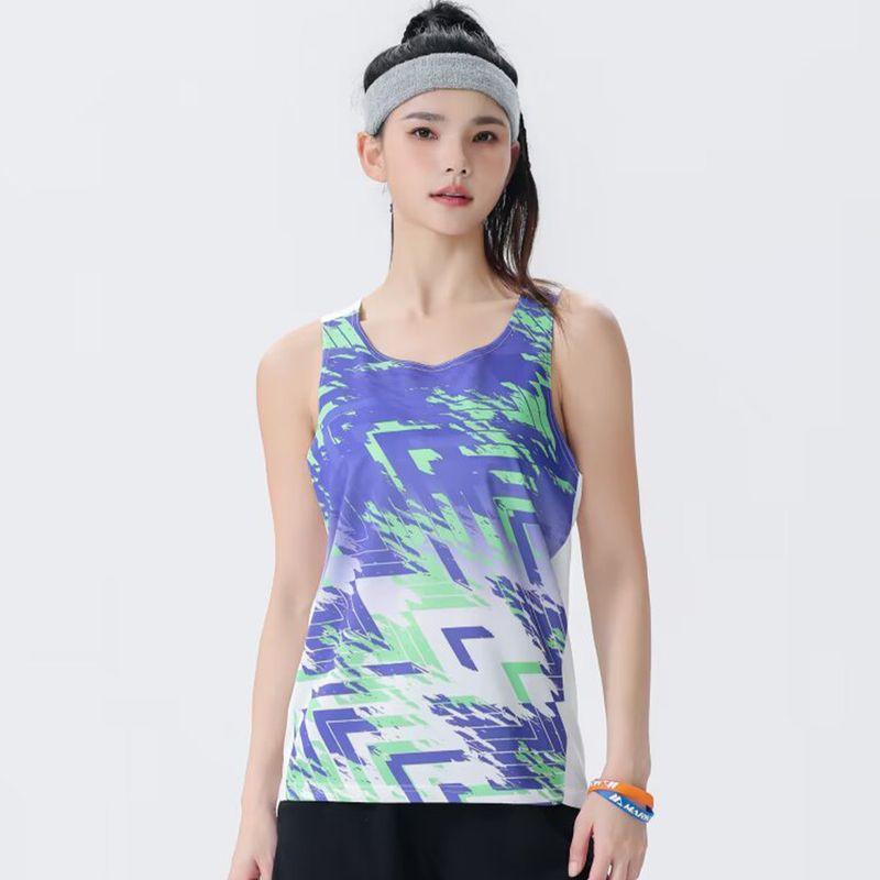 

Быстросохнущий спортивный жилет для йоги, женский, для бега, спортивный костюм, фитнес, бадминтон, защита от солнца, дышащий, без рукавов, топ с круглым вырезом White(Single piece Tops) L (45.00 kg-55.00 kg