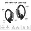 Bluetooth Headphones True Wireless Earbuds Ear Hook Sports Headsets TWS Bass Gaming Earphones with Mic IPX5 Waterproof