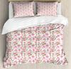 Peony Duvet Cover Sets For Girls Women Quilt Covers Lightweight Down Room Decor Queen Size 2 Pillowcase 1 Duvet Cover No Quilt