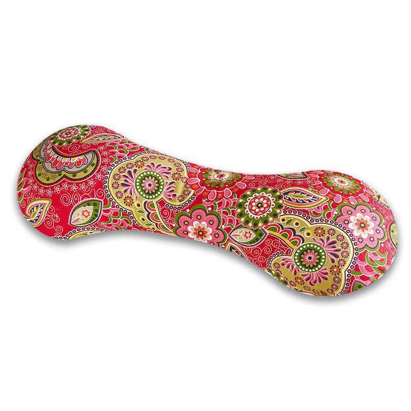 Mugwort Electric Heating Neck Pillow - Removable Cervical Support In Coarse Cloth