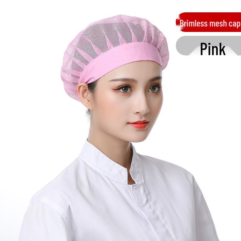 Unisex Atmungsaktive Mesh Kochmütze für Küche und Catering, Anti-Öl, Haarschutz