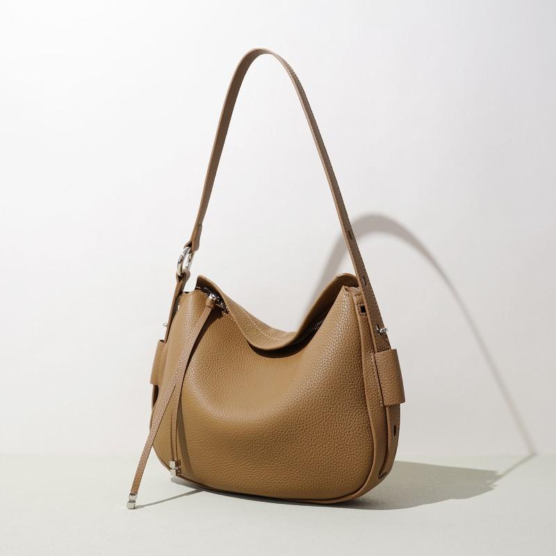 

New Large-capacity Fashionable Foreign Style Shoulder Bag Leather Women s Underarm High-quality Light Luxury Commuting Cross-body 31x6x33cm