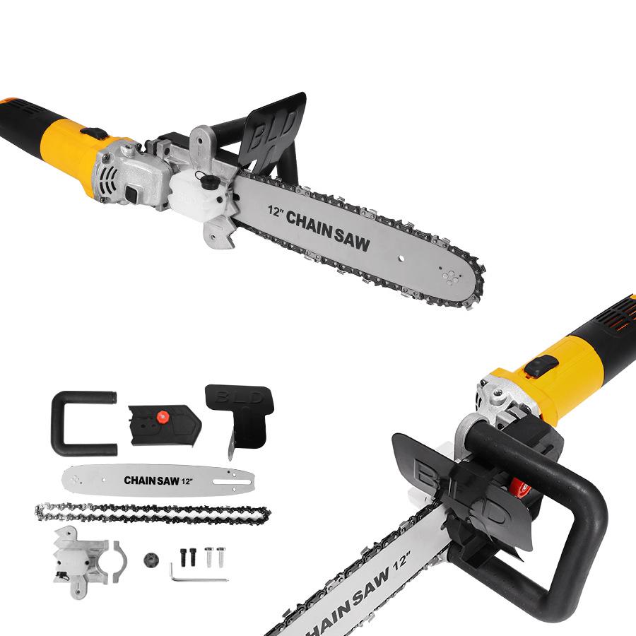 Compact Electric Handheld Chainsaw for Home and Garden Use