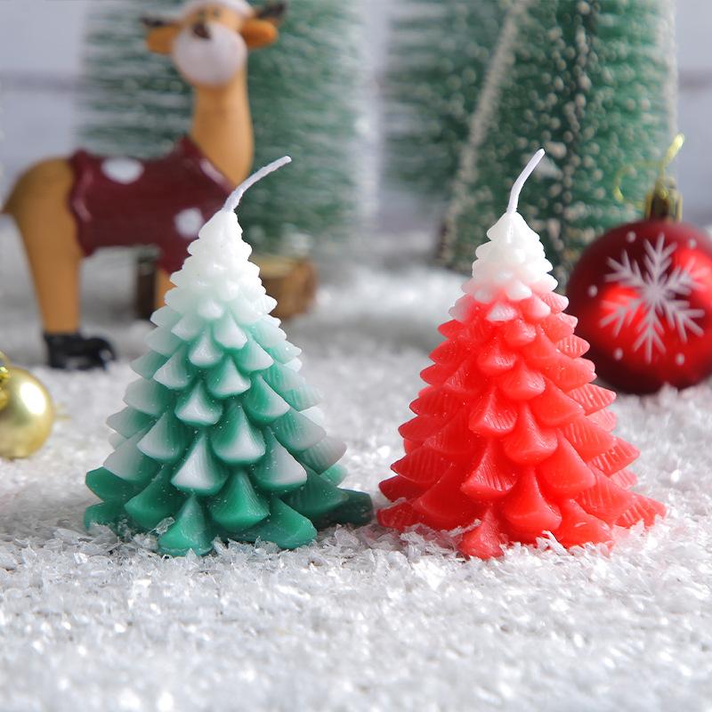 Christmas Tree Style Candles, Christmas Candles for Decoration, Christmas Gifts for Childs and Friends