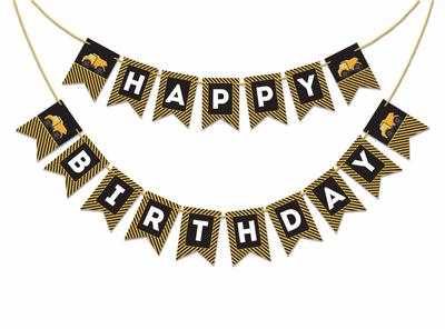 Inkdotpot Geburtstag Party Dekorationen Alles Gute zum Geburtstag Party Girlande Baby Junge Lkw Wimpel Banner