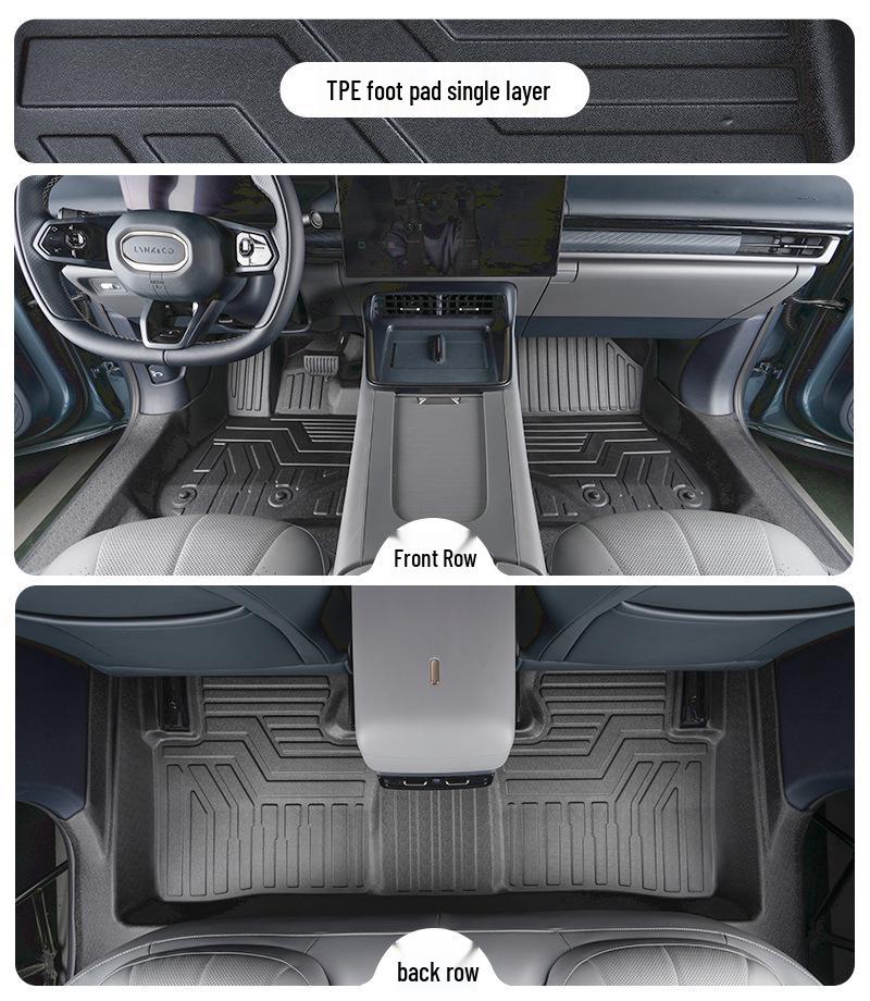 Lynk & Co 07 TPE Floor Mats Full Coverage 2024 Model Interior Accessories Lynk & Co 07 [TPE Floor Mat Upgrade Threshold]