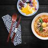 Chopsticks, Spoons, Cloth Bag Set, Wooden Tableware Set, Student Portable Outdoor Tableware Set
