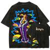 Tricou spălat pentru iubitorii de anime The Amazing Digital Circus Îmbrăcăminte pentru tot anul personalitate de înaltă calitate Haine Mărimi mari Unisex Model nou Tricou pentru cupluri