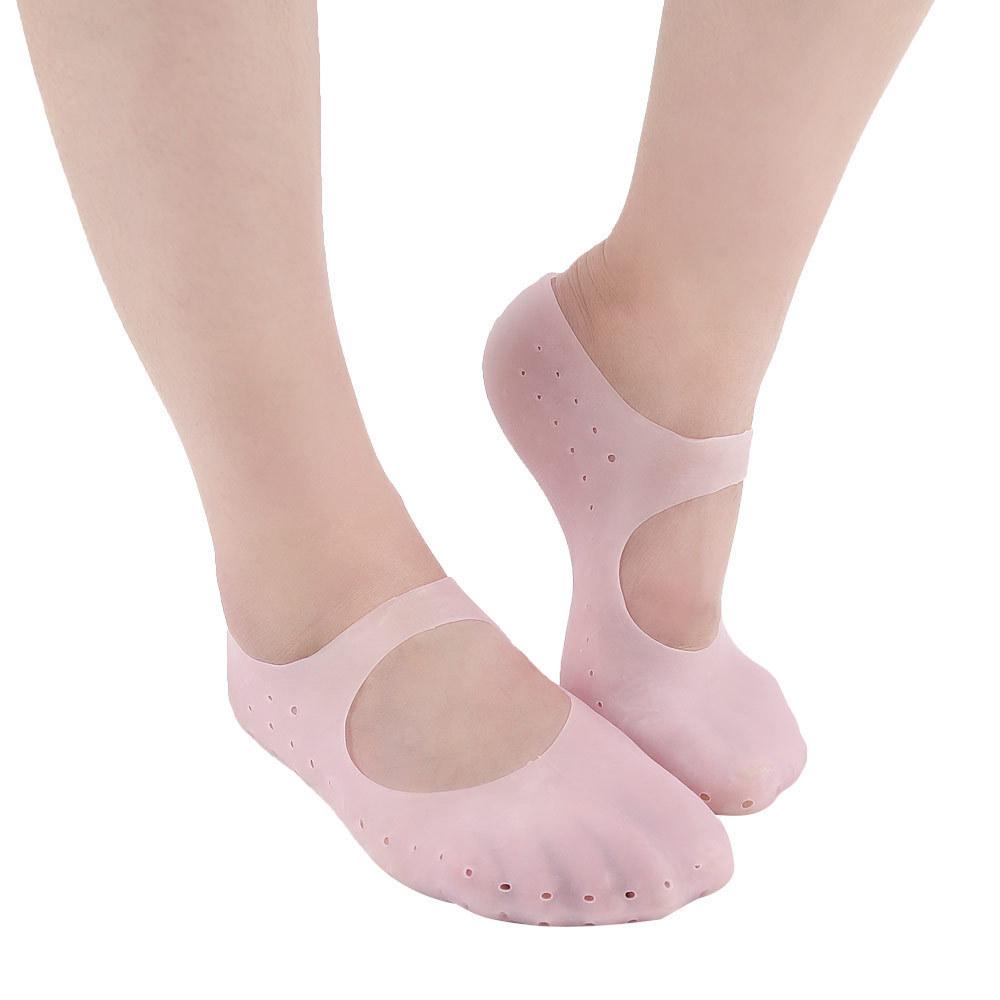 Breathable SEBS Gel Boat Socks with Holes for Men & Women - Sweat-Absorbing Short Sports Socks