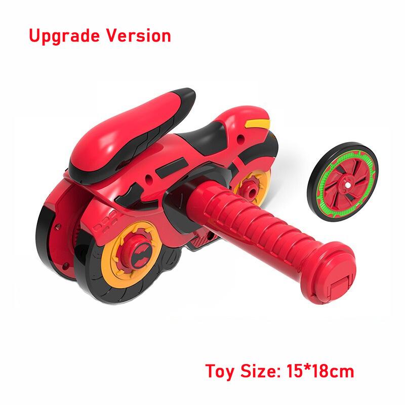 Ultimo Giroscopio Magico Ciclotrone Infinito Ruota Accelerante Giocattolo Giroscopio con Lanciatore Moto Trottola Giocattoli per Bambini Regalo
