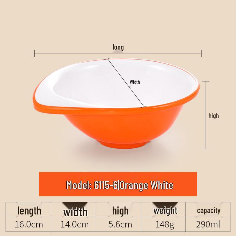 

Melamine Double Handle Serving Bowl