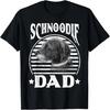Mens Schnoodle Dad Retro Happy Father's Day T-Shirt