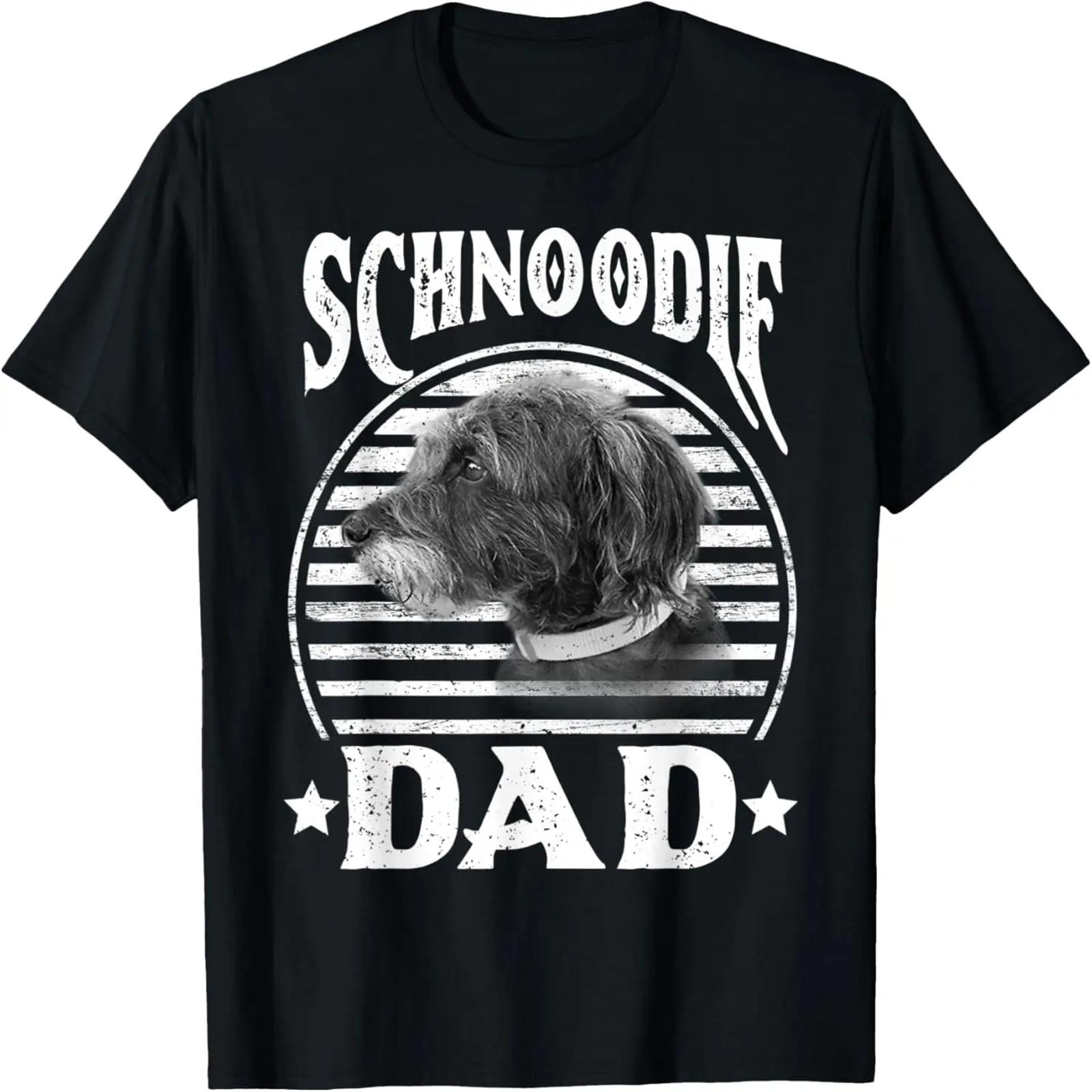 Mens Schnoodle Dad Retro Happy Father s Day T-Shirt S