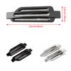 1 Pair Car Side ulation Plastic Vent Stickers Bonnet Cover Self-adhesive Air Intake Decoration Automobile