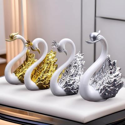 Articole decorative pentru tort de ziua de naștere, accesorii de copt în formă de lebădă cu coroană, iubitor de lebădă frumoasă, prezentare de produse de patiserie occidentale, Ziua Mamei