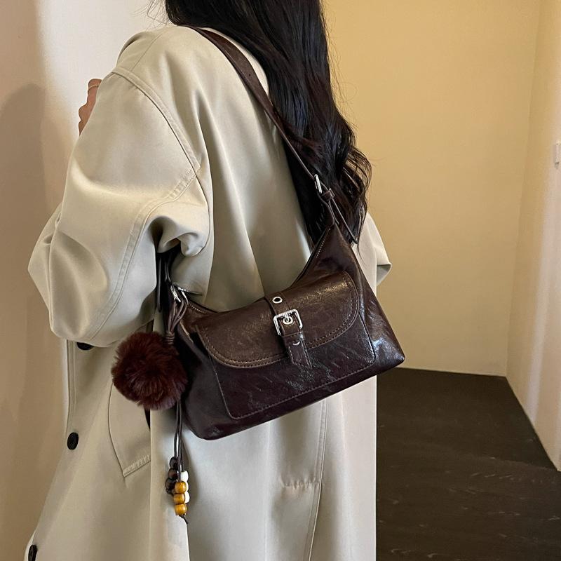 Casual Underarm Bag, Trendy Women's Bag, Suitable for Work and Commuting, Single-shoulder Dumpling-shaped Bag