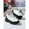 Winter Women Boots Thicken Plush Warm Snow Boots Outdoor Non Slip Hiking Boots Winter High Top Cotton Shoes