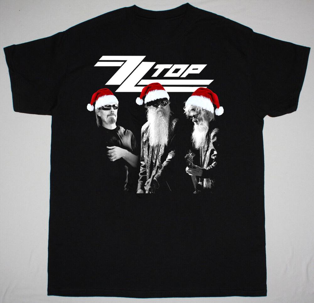 

Santa ZZ Top Merry Christmas Short Sleeve Black All Size Shirt BT64 Unisex T-Shirt XL