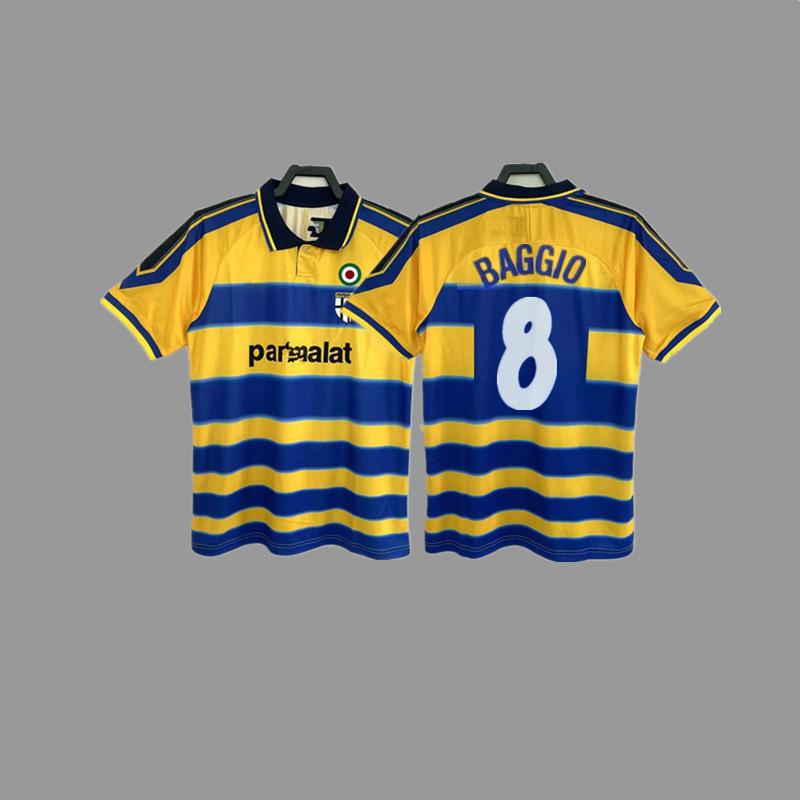 Parma Retro Trikot Fußballtrikot Klassisch Nostalgisch Zola Cannavaro Buffon Gilardino Trikot