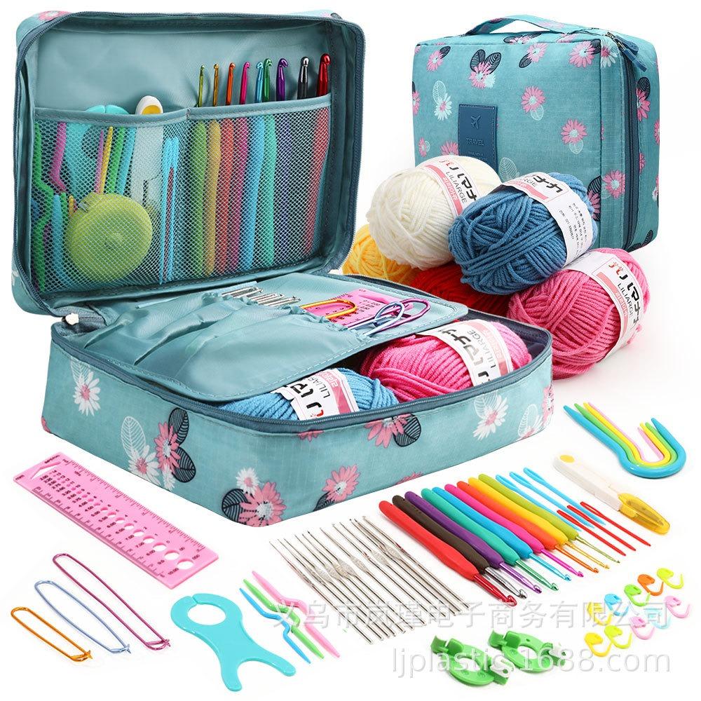 Crochet Full Set Beginner Knitting Tool Set DIY Yarn Crochet Material Pack