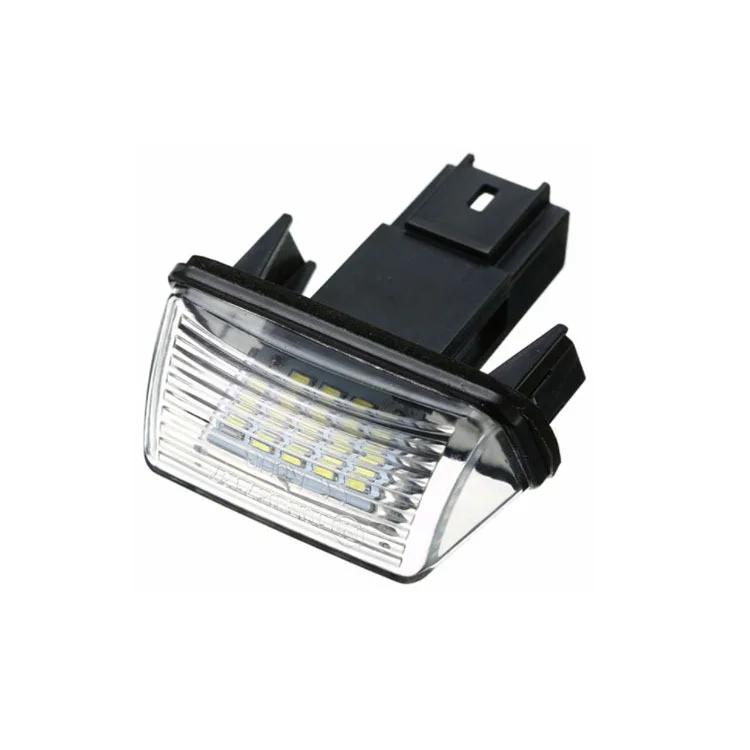 2PCS For Peugeot 206 207 307 308 407 5008 Partner Citroen C3 C4 C5 Xsara Picasso LED Number License Plate Lamp Light