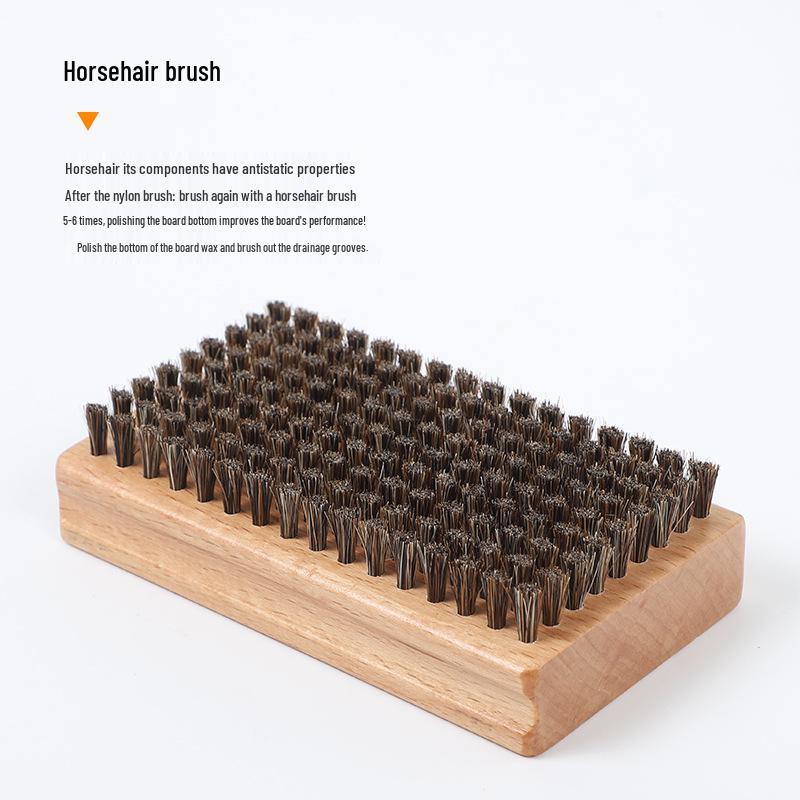 Snowboard and Ski Waxing Brush Set - Maintenance Tools for Boards