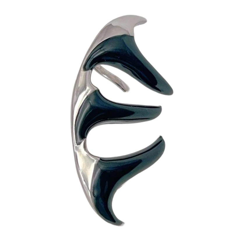 

Серьга-кафф Коготь Дьявола Без Прокола Клипса Имитация Хряща Уха Подарок 1