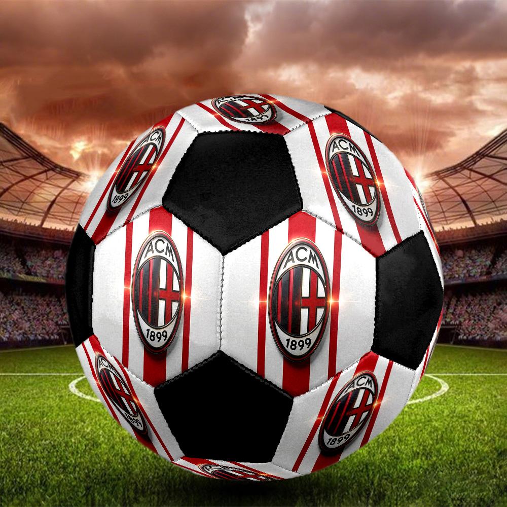 Associazione Calcio Milan Fußball Bunt Alle Altersgruppen Maschinengenäht PVC Wettkampfbereit Langlebig Hoher Rückprall.GRÖSSE5