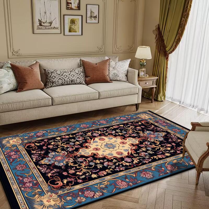 Persian Luxury Retro Carpet Living Room Large Size Rug Non-slip Coffee Tables Mat Home Decoration Bedroom Lounge Rug Tapis Salon