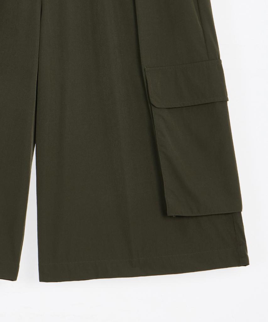 GLW Nylon Bermuda Cargo Pants Khaki