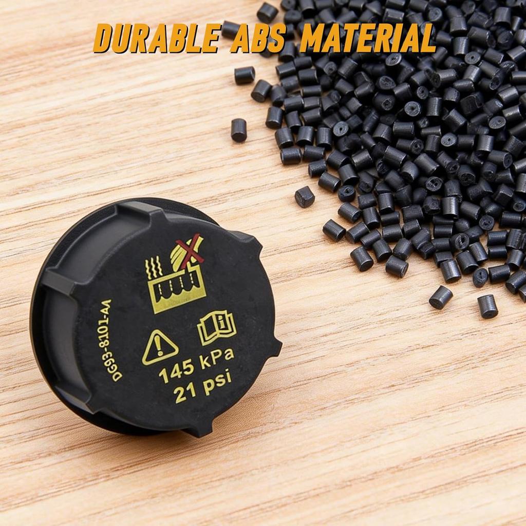 Radiator Surge Tank Cap, DG93-8101-AA, 2013-2022 Compatible with Ford Compatible with Mustang Compatible with Lincoln Corsair Continental Aviator