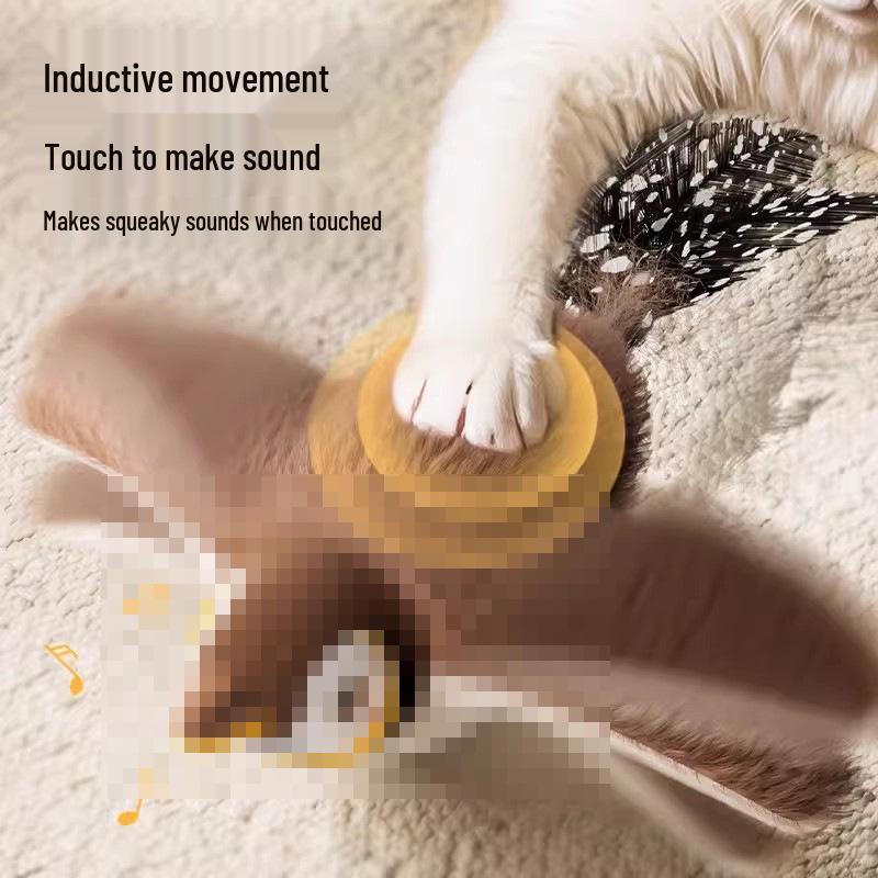 Elektrická třesoucí se hračka ptáček pro kočky - Interaktivní a vzdělávací zábava pro kočky